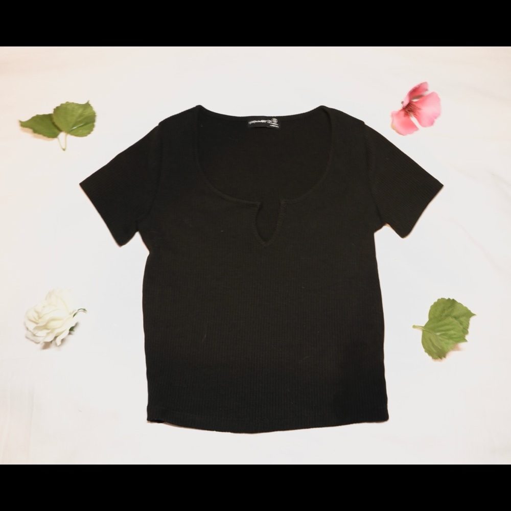 Black Crop Top